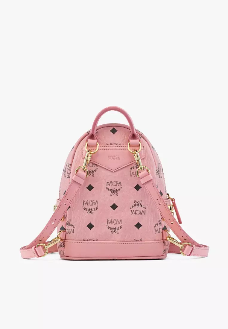Stark Bebe Boo Side Studs Backpack in Visetos
