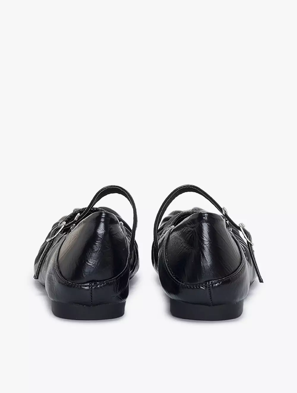 Payless Nine West Womens Krista MJ Flats - Black_15