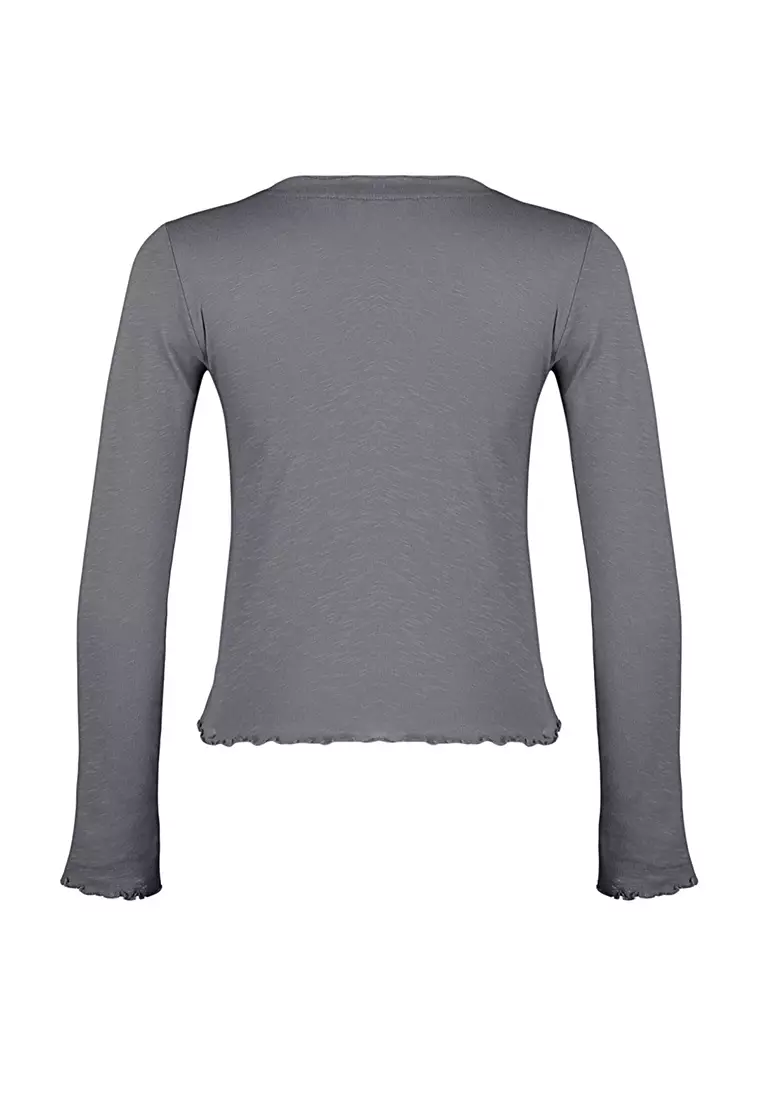 Buy Trendyol Lettuce Hem Top 2024 Online ZALORA Singapore