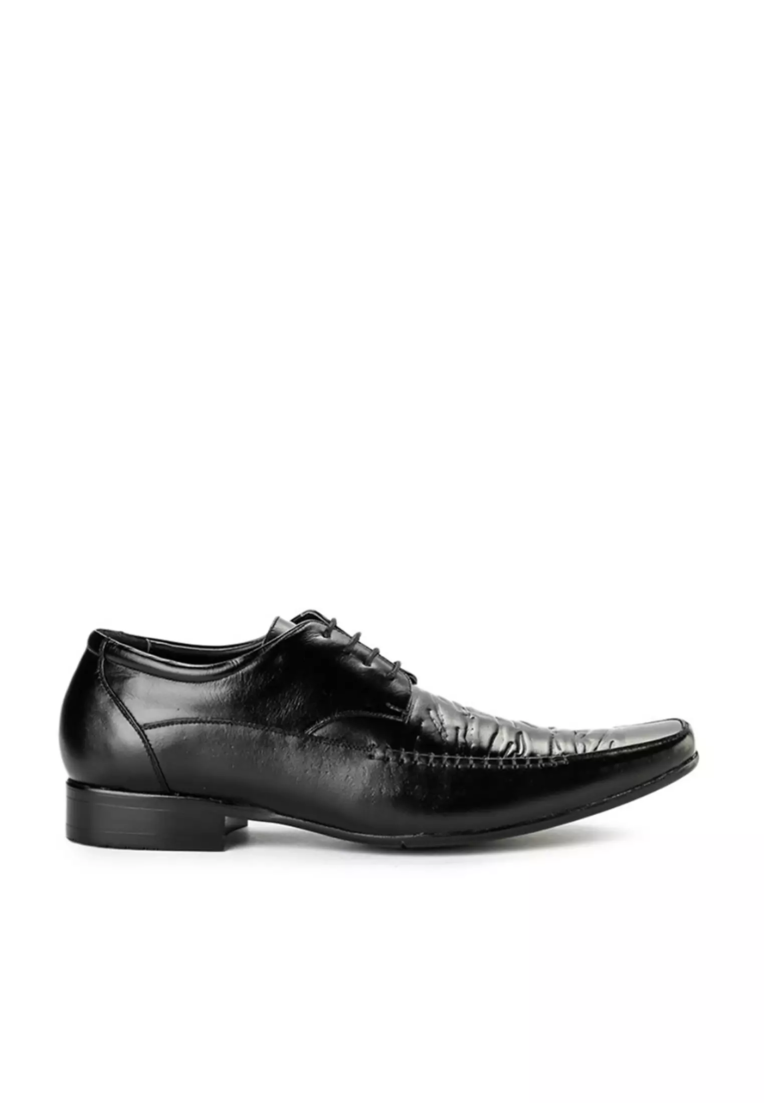 Calvin Sepatu Pantofel Formal Kantor Pria Kulit Asli