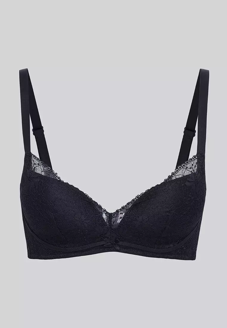 RIMA SUPER BOOST PUSH-UP WIRELESS LACE BRA FOR WOMAN GIRL BR14477