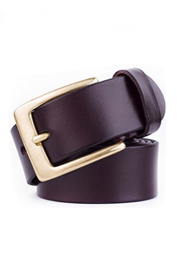 Twenty Eight Shoes brown VANSA Fashion Leather Pin Buckle Belt  VAM-Bt028A 743A4AC96ED4F7GS_1