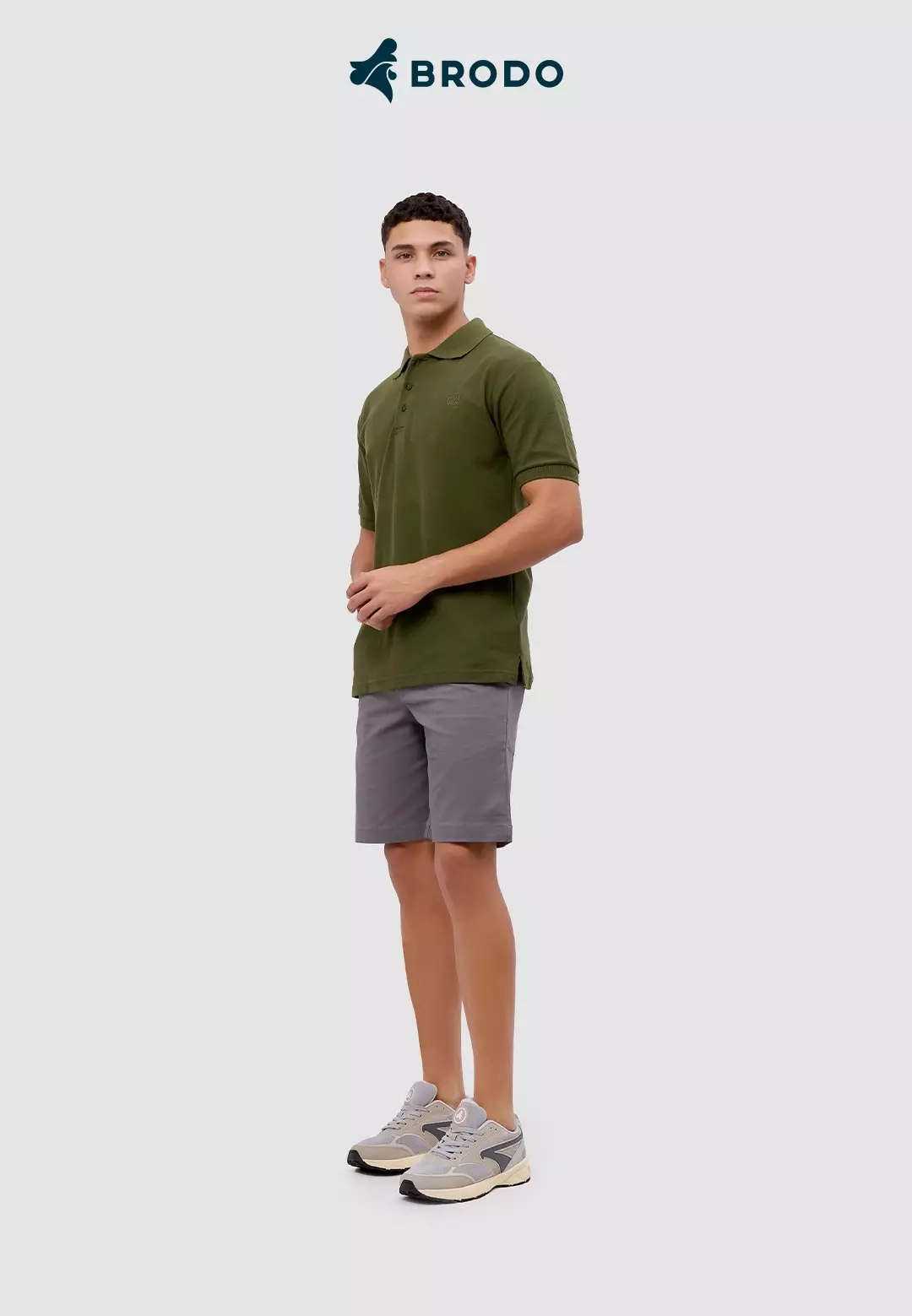 BRODO - Polo Shirt Broshirt Polo Olive