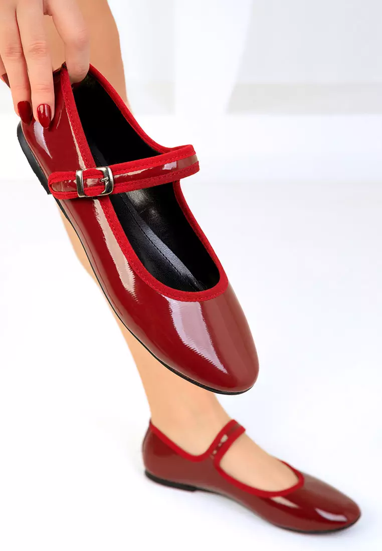 Buckle Mary Jane Flats