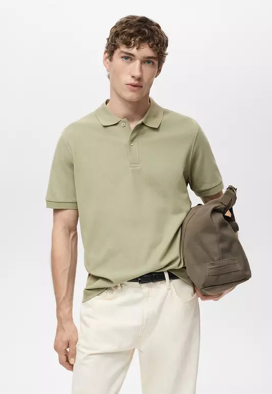 Regular-Fit Cotton Piqué Polo Shirt