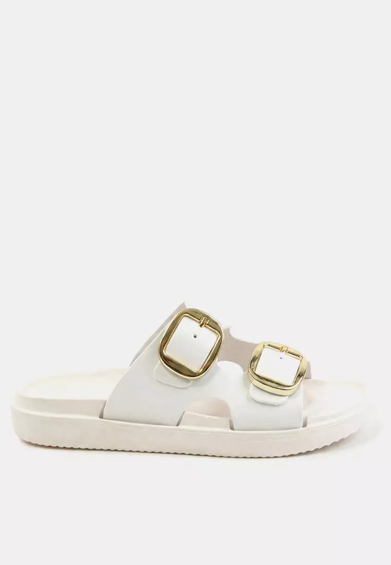 Soho White Women'S Slippers 21323