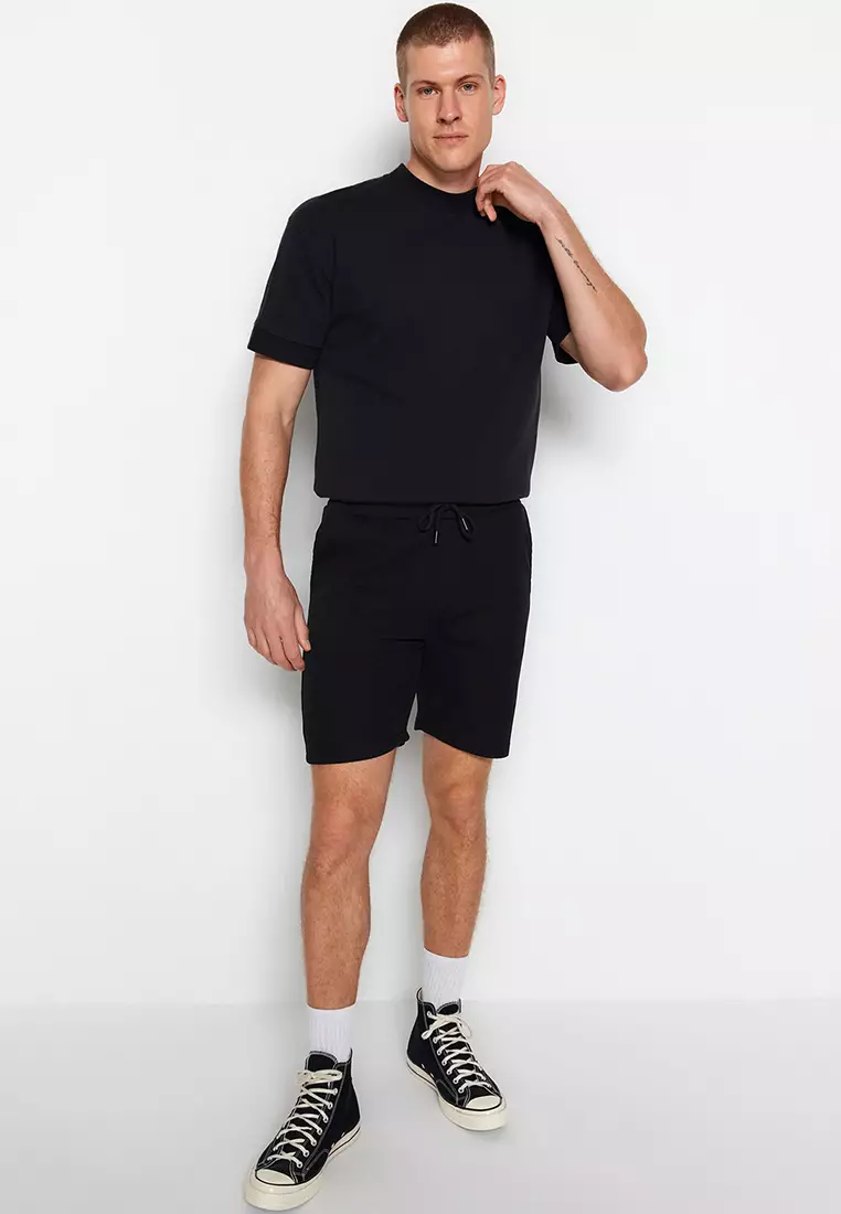 2 Packs Regular Fit Textured Shorts