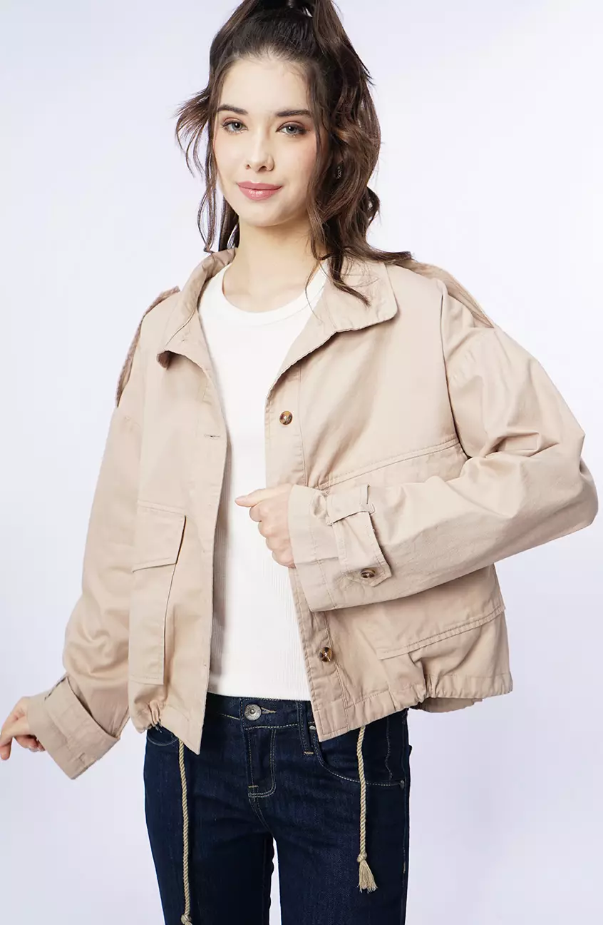 Jaket Wanita Ceisya Khaki