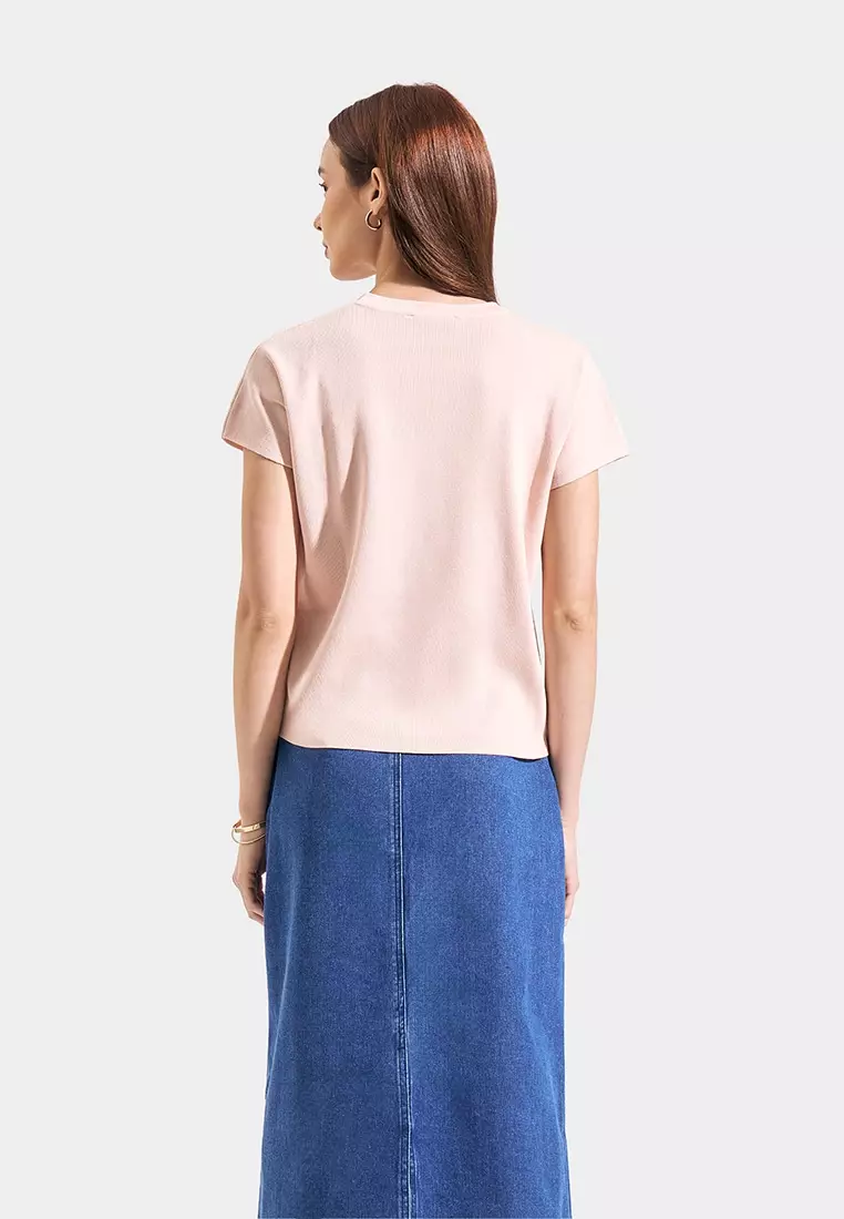 Flat Knit T-Shirt