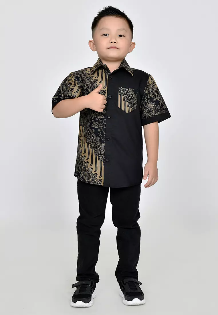 KEMEJA BATIK ANAK LIONEL LAURA