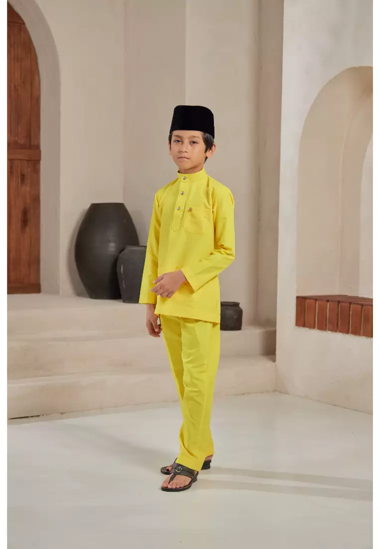 Baju Melayu Moden Cekak Musang for Kids