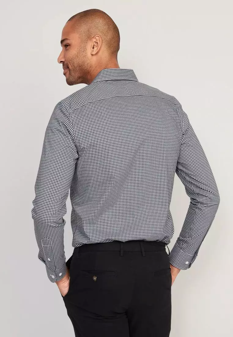 Old navy black dress shirt top