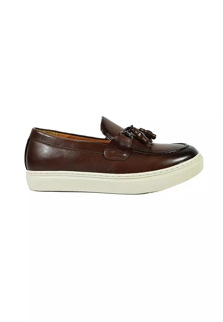 Discount on Mario D' boro Runway  shoes - SKU: Men's Casual Loafers MX 25305 Dark Brown C57
