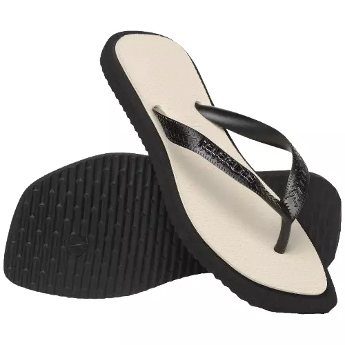 Havaianas 0090 Top Square Fusion Black - Sandal Wanita