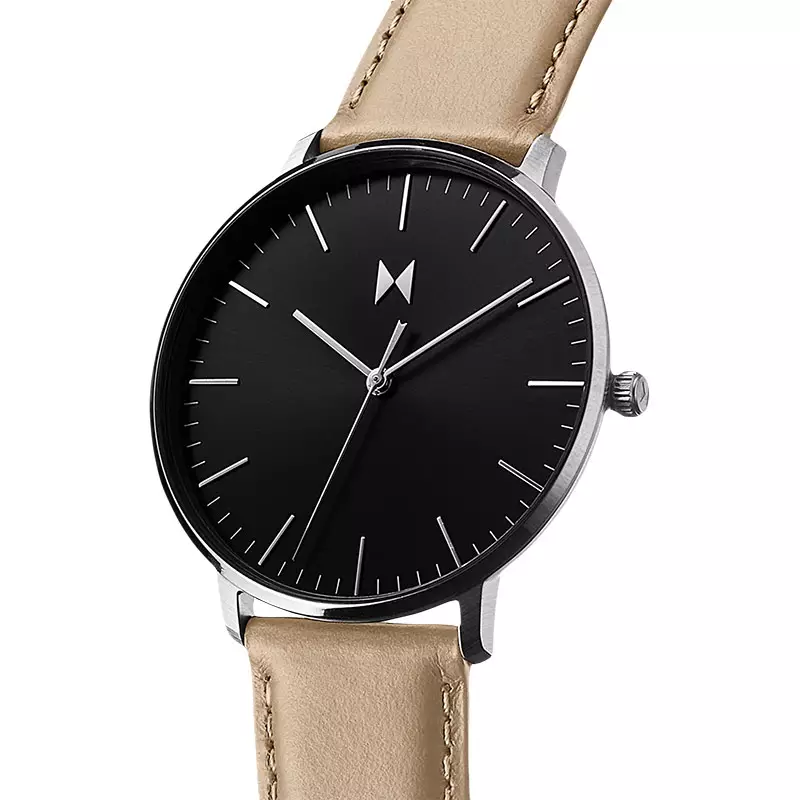 Jual Mvmt Jam Tangan Pria Mvmt Legacy Slim D Hawk Brown Black Dial Brown Leather Strap