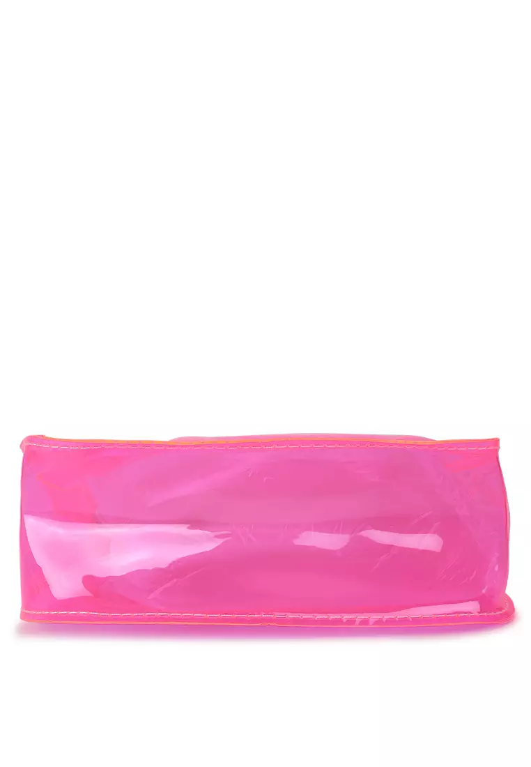 Tas Baguette Jelly Fuschia