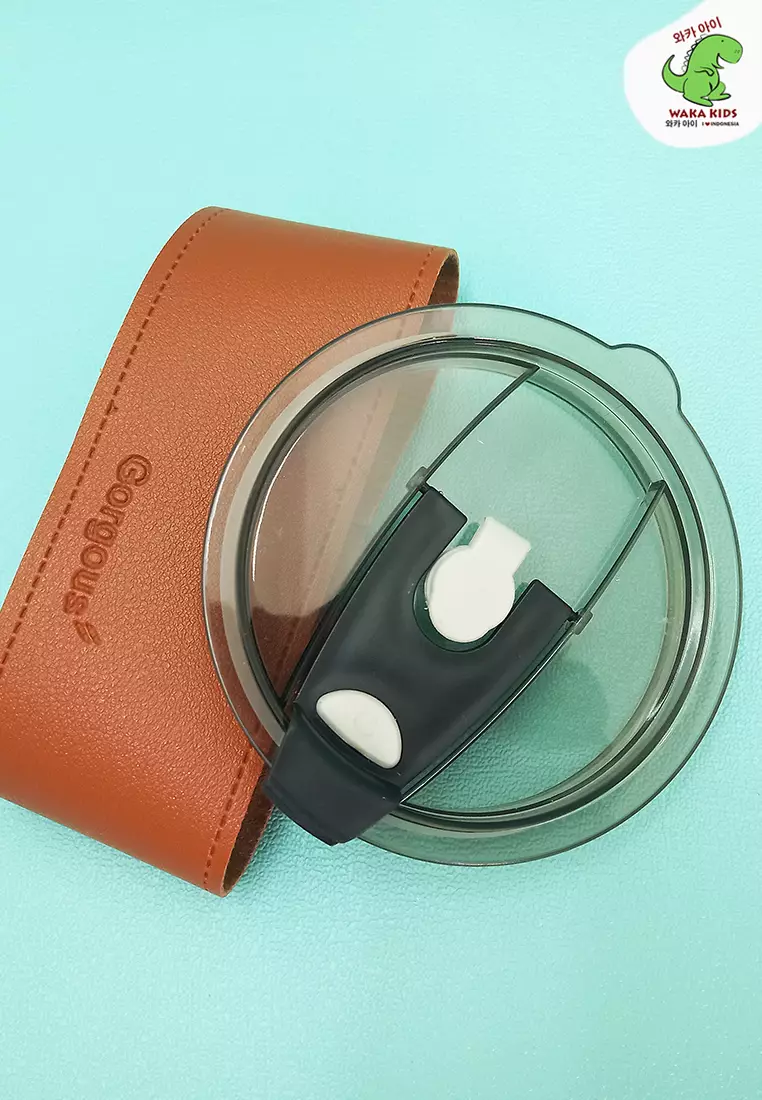 Wakakids Botol Gelas Minum Kaca Minimalis Transparan Coffee Cup Aesthetic Georgous Free Sedotan 400ml Venjr Hitam