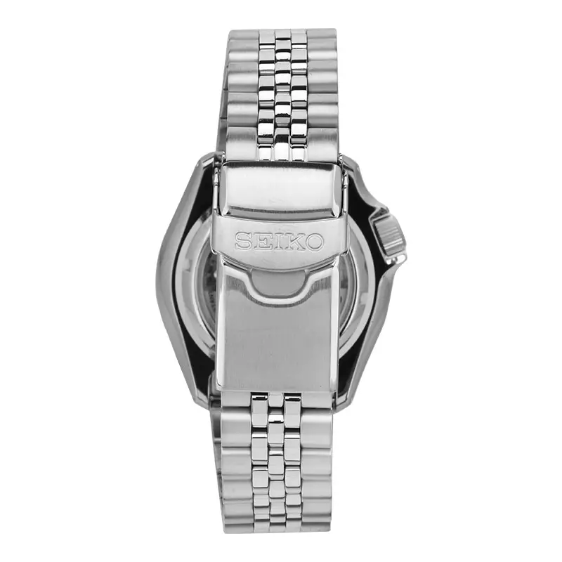 Jam Tangan Pria Seiko 5 Sports SSK035K1 SKX Series Automatic GMT Sprite Green Black Dial Stainless Steel Strap