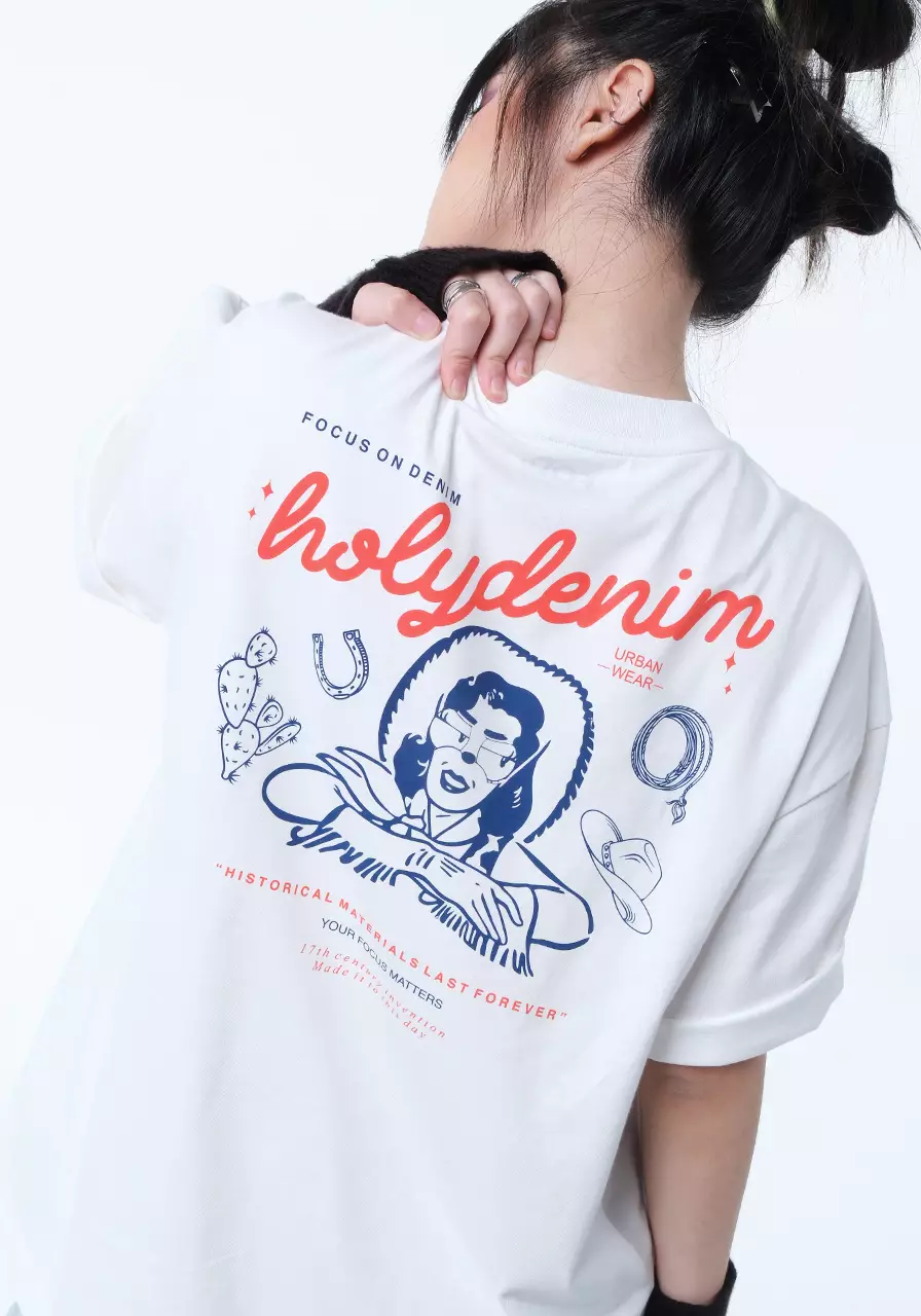 Kaos Unisex Holydenim Offwhite