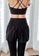 YG Fitness black (2PCS) Quick-Drying Running Fitness Yoga Dance Suit (Bra+Bottoms) F8664USD3F8E66GS_7