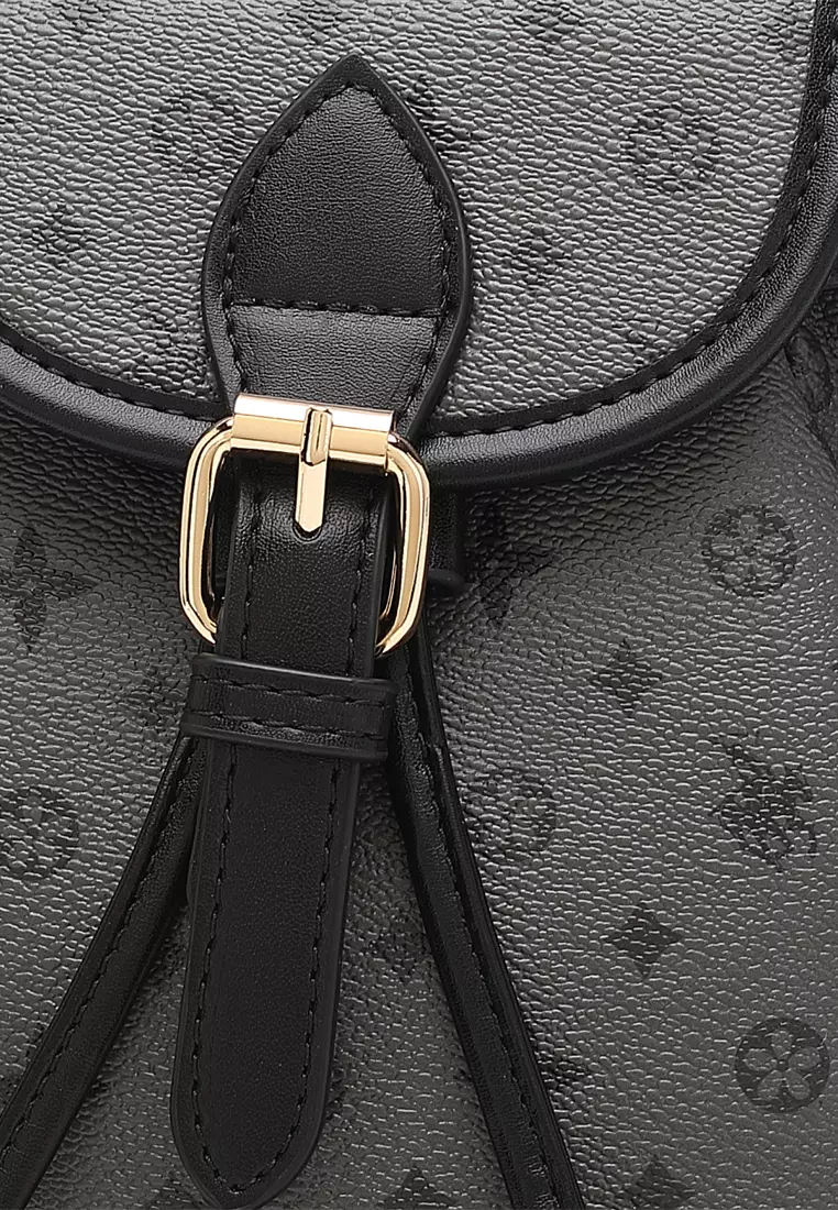 Women's Monogram Mini Backpack - Black