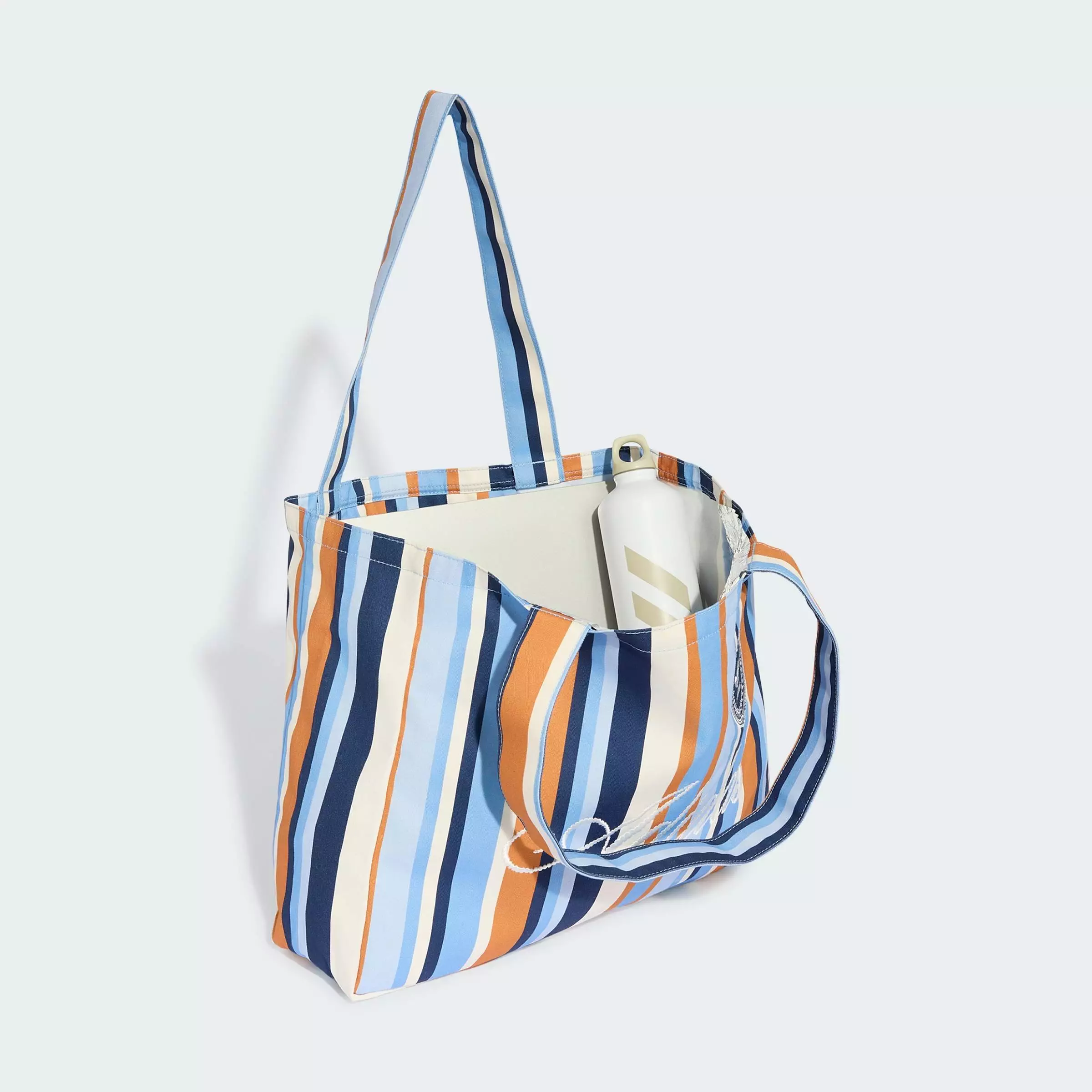 Lifestyle Summer Glow Tote Bag Canva Unisex White KX5259