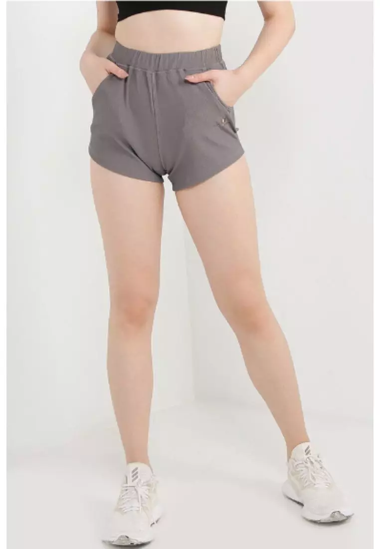 grey women shorts