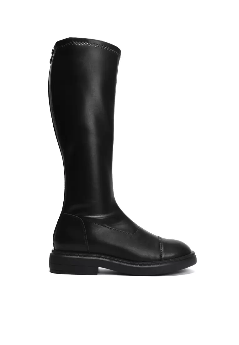Womens black riding boots size 8 new arrivals