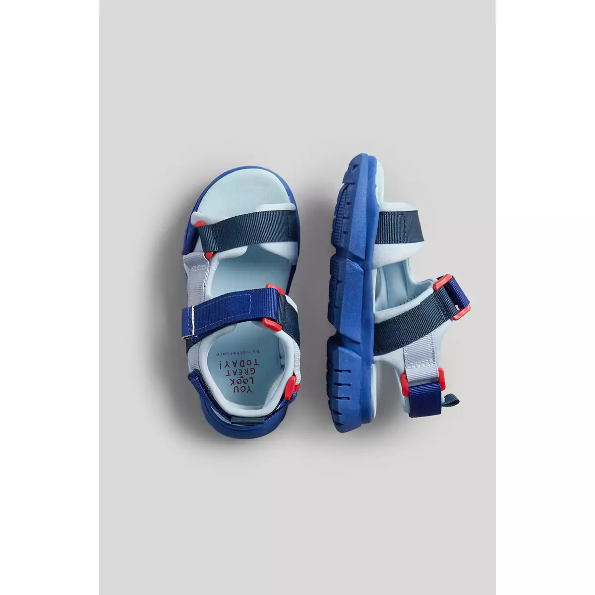 Mothercare Blue Trekker Sandals - Sepatu Sandal Anak Laki-laki (Biru)