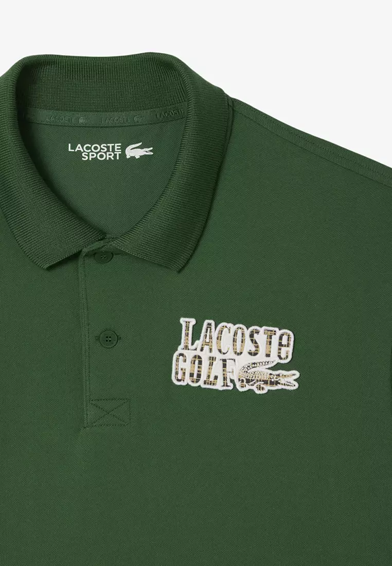 Relaxed Fit Mini-Piqué Golf Polo Shirt