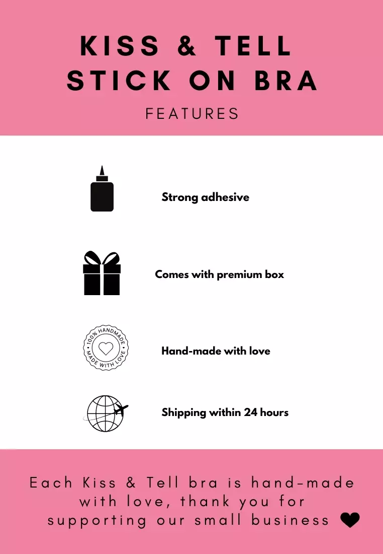 2 Pack Dahlia Breast Lift Up Nubra in Nude and Black Seamless Invisible Reusable Adhesive Stick On Bra 隐形聚拢胸