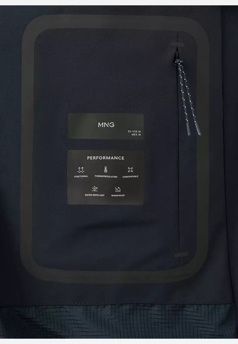 Water-Repellent Bomber Jacket