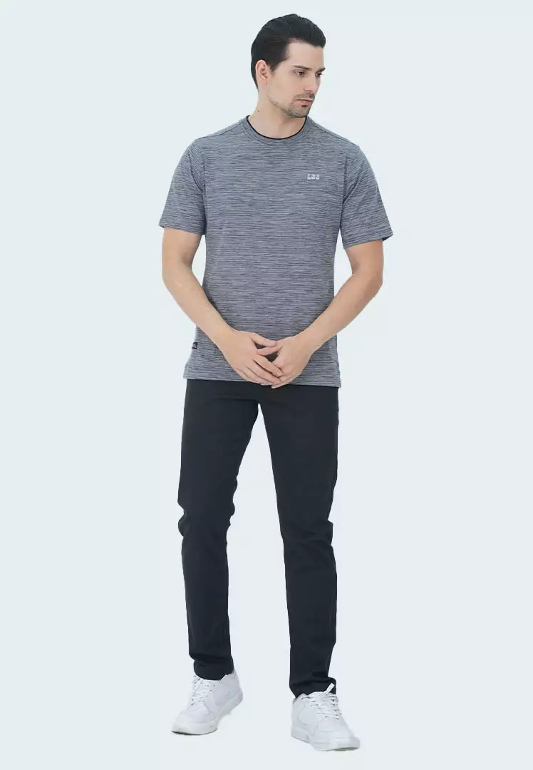 LGS - Kaos Casual - Kaos Grafis - Full Motif - Regular Fit - Abu - CTS.223.S3201.01.C