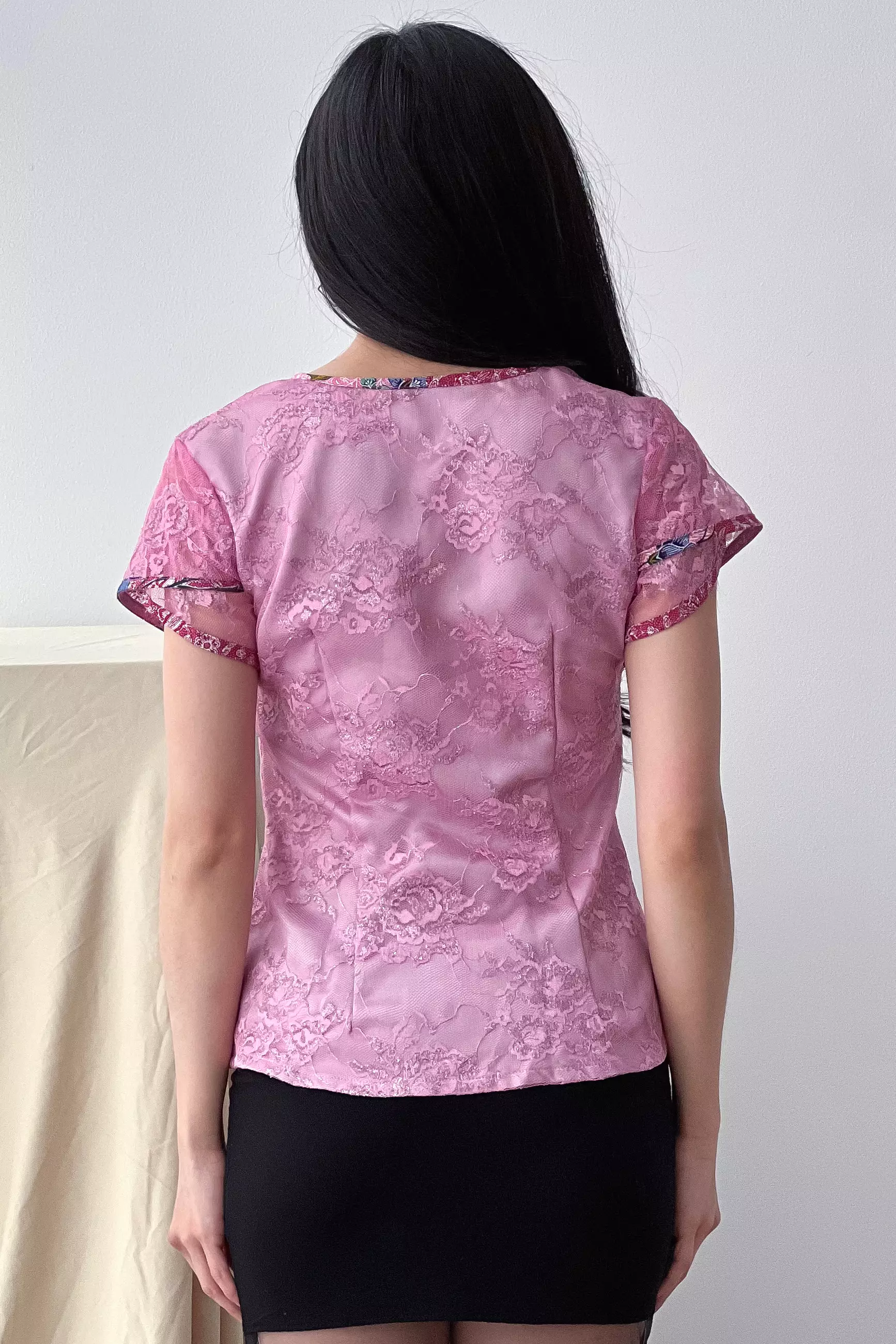 Soraya Dusty Pink Batik Kebaya