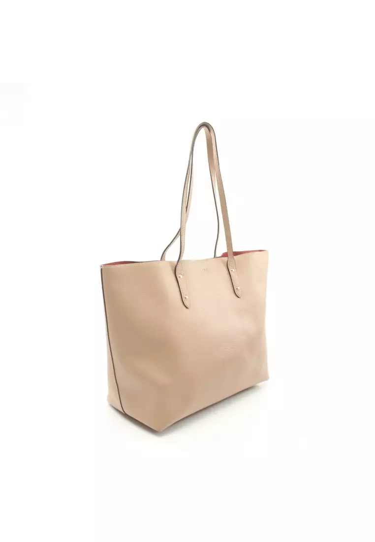 Coach leather town discount tote