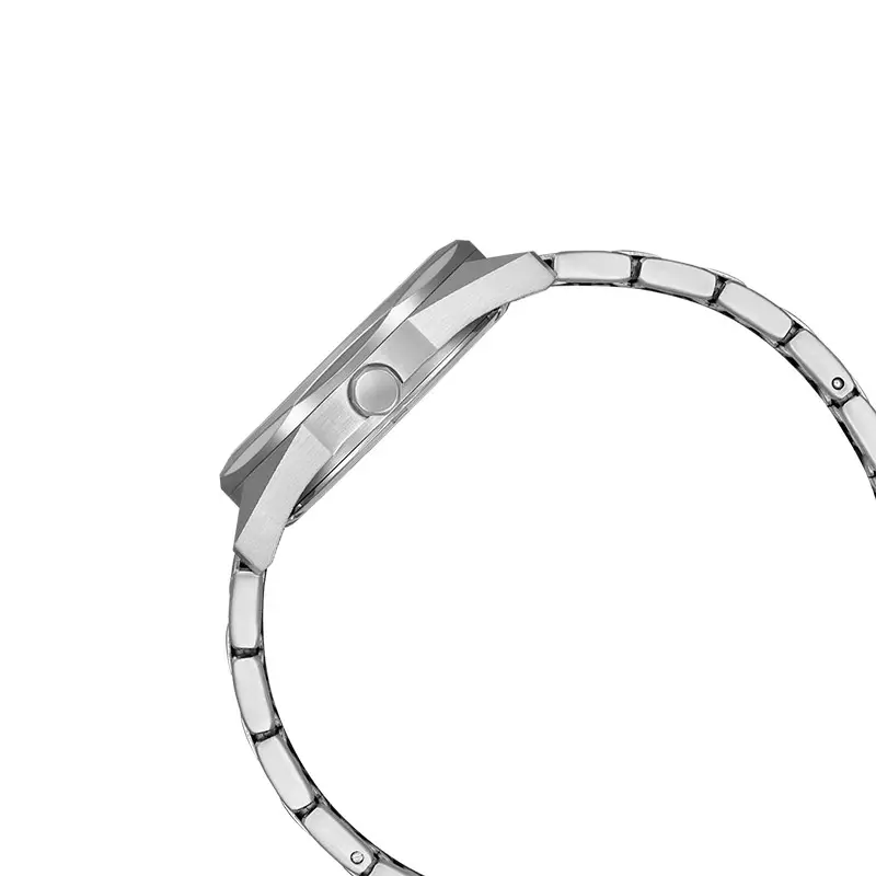 Jam Tangan Pria Citizen Eco Drive BM7620-83A Men White Dial Stainless Steel Strap