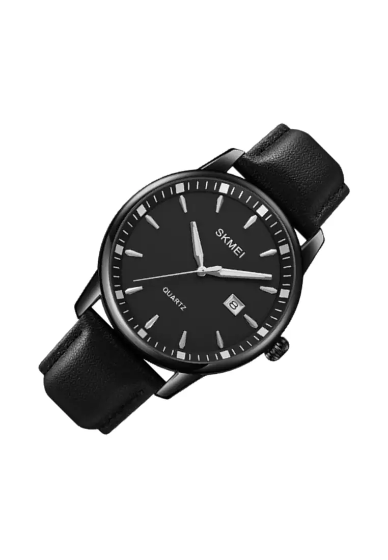 Jam Tangan Analog Pria Elegan Strap Leather Waterproof ORIGINAL