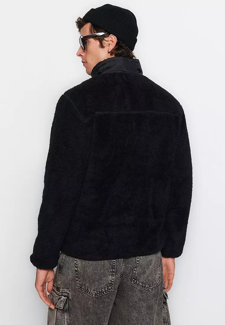 Plush Pocketed Winter Jacket