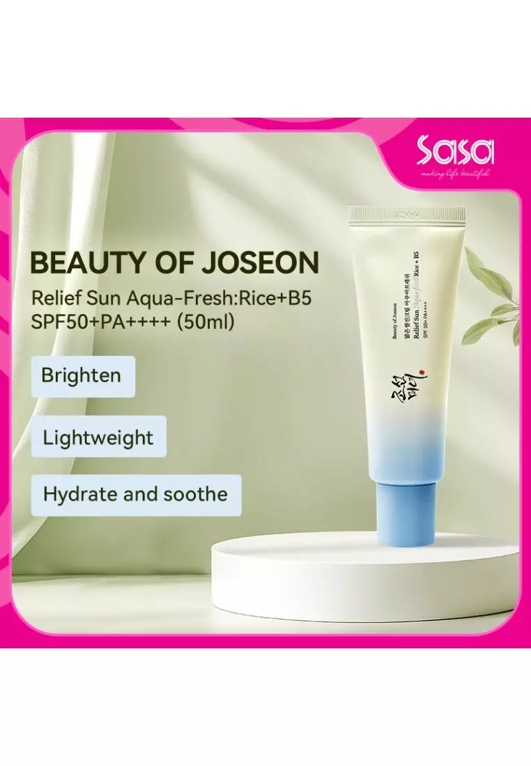 BEAUTY OF JOSEON SPF50+PA++++ Relief Sun Aqua-Fresh:Rice+B5 (50ml)