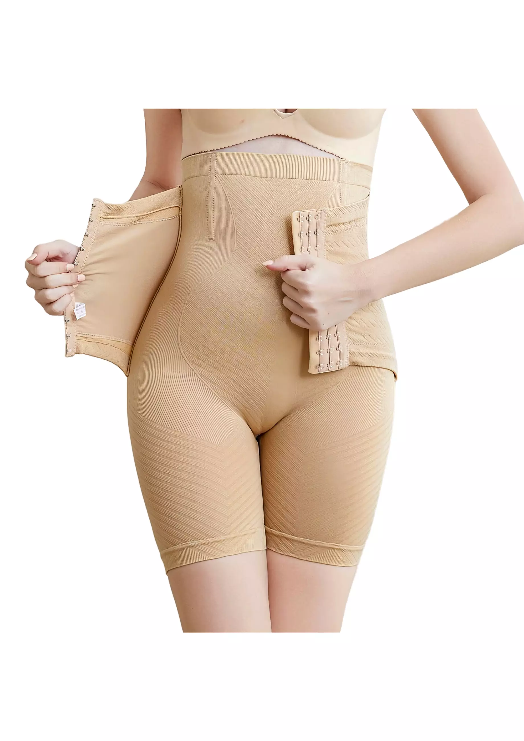 WIMIU Korset Celana 11 Kait Pelangsing Pengecil Perut Buncit High Waist Polos Olahraga Wanita Gym Sport Body Shaper Tummy Control Slimming Korset Ibu Melahirkan 500085