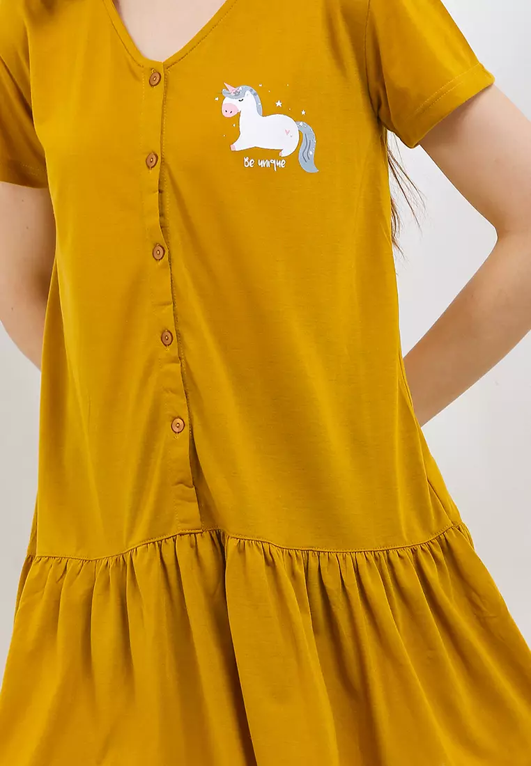 Dress Daster Pyjama Baju Tidur Sleepwear