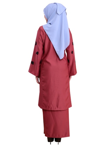 Buy Kurung Happy 06 from Hijrah Couture in Red only 99
