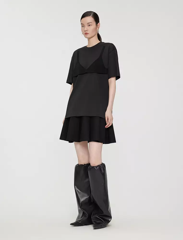 Loose Fit Round Neck Short Sleeve T-Shirt