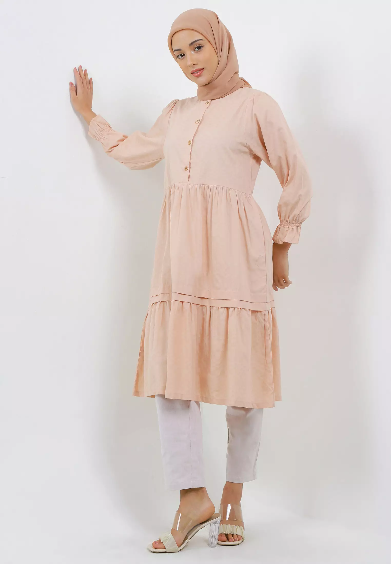 MFMW Akelehum Midi Dress Salem