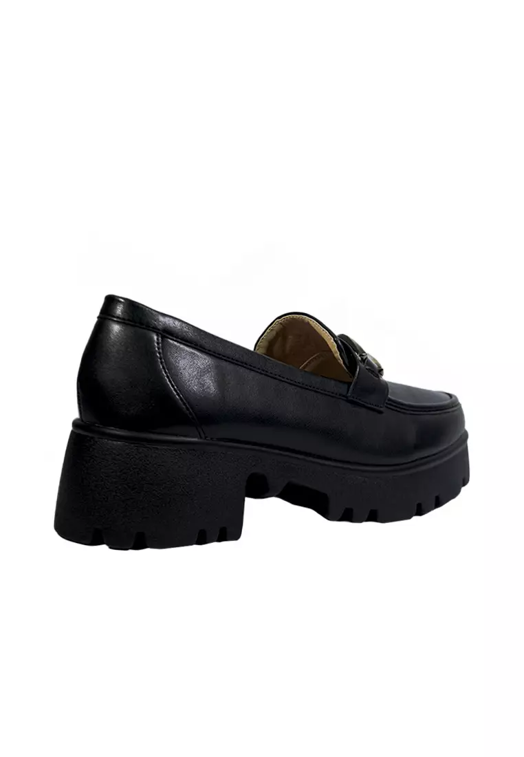 Women's Korean Flats LY 27849 Black C67