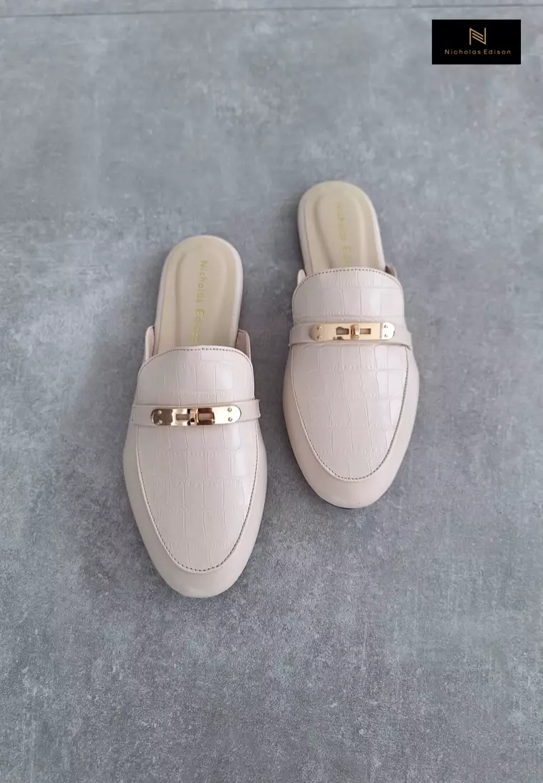 Nicholas Edison Flat Hiromi Cream