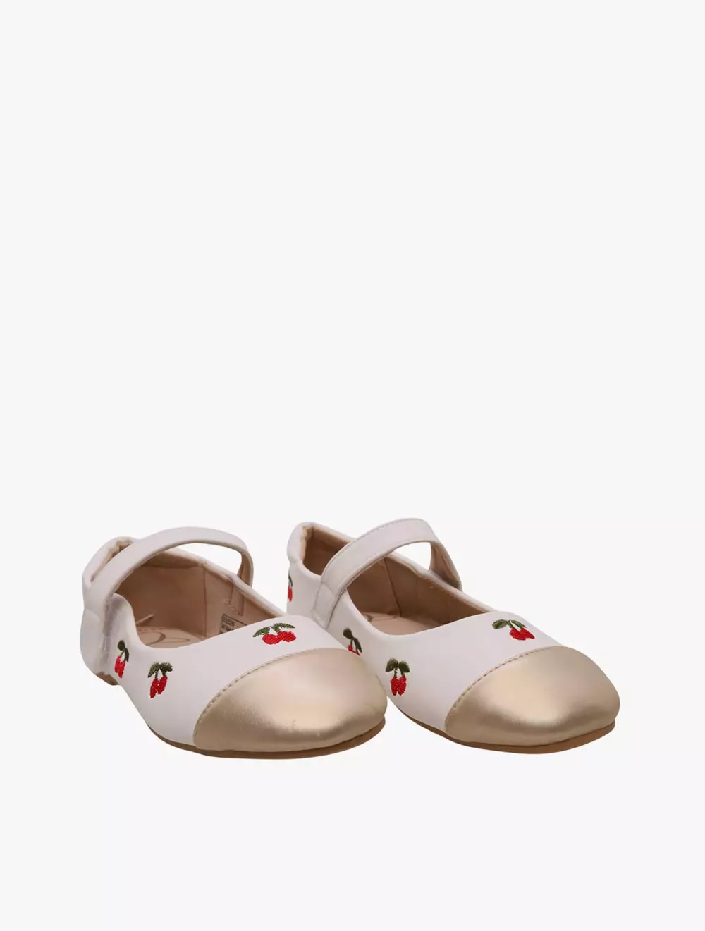 Payless Chrissie Childrens Cherish Youth Flats - White_07