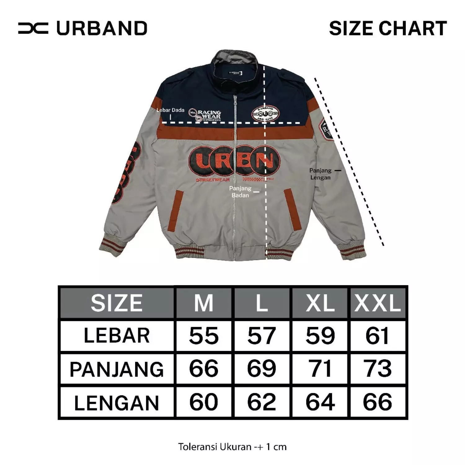 Jaket Nascar Full Bordir