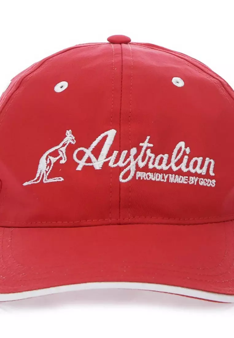 Australian Baseball Cap in Red for UNISEX