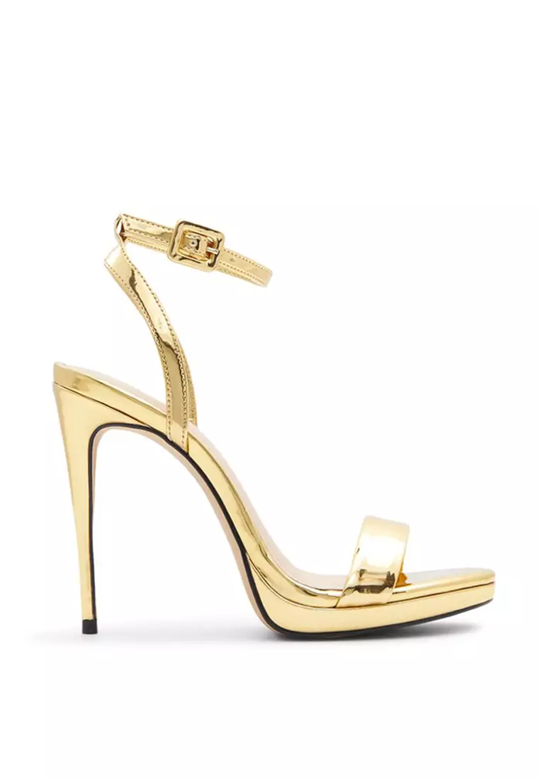 aldo gold heel